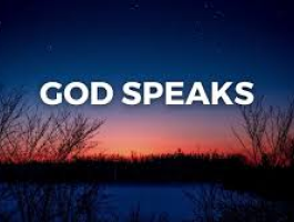 A Series About God 2 – God speaks