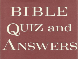 Sunday School Questions and Answers